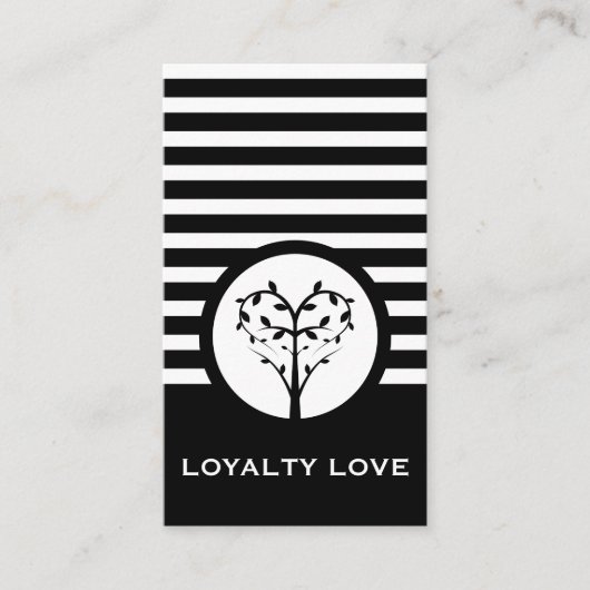 Striped Chic Loyalty Tree (Voorkant)