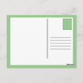 Striped Chic Skydiver Briefkaart (Achterkant)