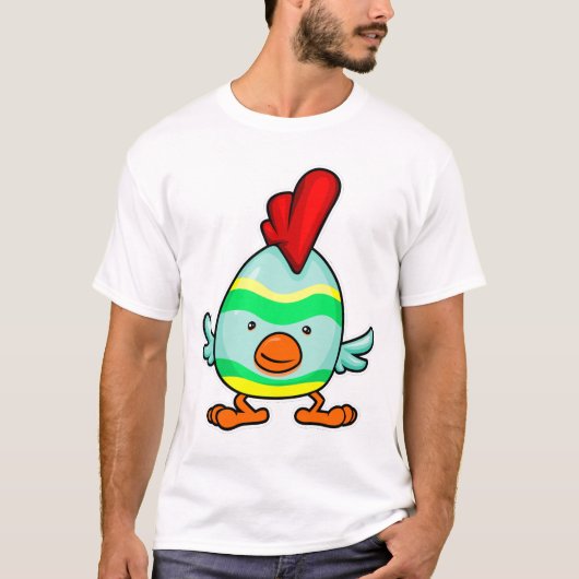 Striped Chick Eggs T-shirt (Voorkant)