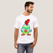 Striped Chick Eggs T-shirt (Voorkant volledig)
