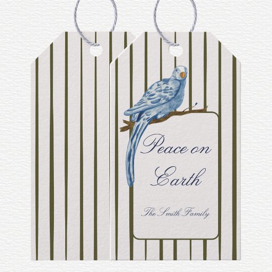 Striped Christmas  Cadeaulabel