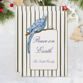 Striped Christmas Card Feestdagenkaart