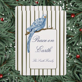 Striped Christmas Card Feestdagenkaart