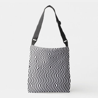 Striped Crossbody Tas