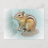 Striped Cutie - Chipmunk Briefkaart (Voorkant)