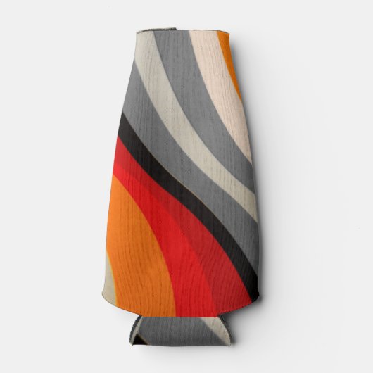 Striped design flesjeskoeler (Voorkant)