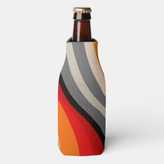 Striped design flesjeskoeler (Fles Voorkant)