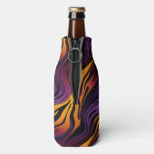 Striped design flesjeskoeler (Fles Achterkant)