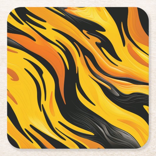 Striped design kartonnen onderzetters (Voorkant)