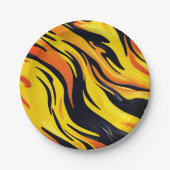 Striped design papieren bordje (Voorkant)