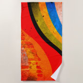 Striped design strandlaken (Voorkant)