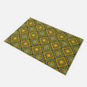 Striped Diamonds - Groen Deurmat (Schuin)