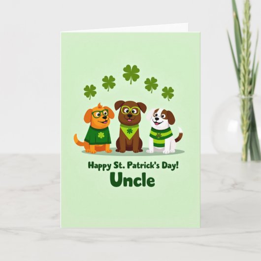 Striped Dogs Patrick Card Kaart (Voorkant)