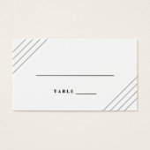 Striped Escort-kaarten Visitekaartje (Voorkant)