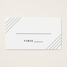 Striped Escort-kaarten Visitekaartje