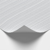 Striped Gift Wrapping Paper-Blue-White 01 Cadeaupapier (Hoek)