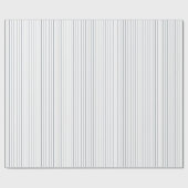 Striped Gift Wrapping Paper-Blue-White 02 Cadeaupapier (Vlak)
