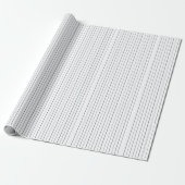 Striped Gift Wrapping Paper-Blue-White 02 Cadeaupapier (Uitgerold)