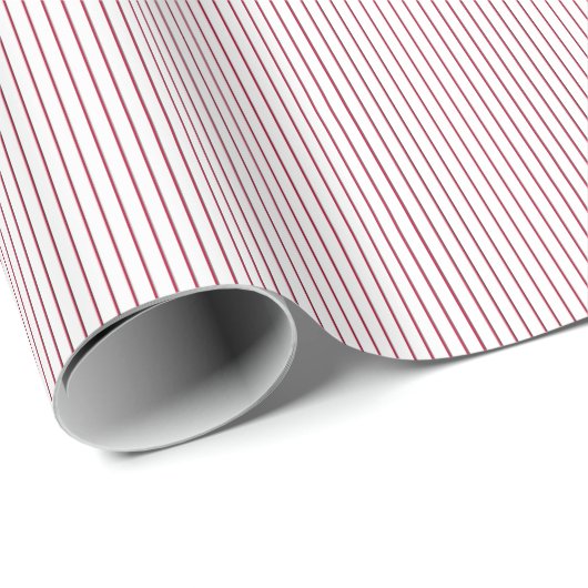 Striped Gift Wrapping Paper-Red-White 01 Cadeaupapier (Rol Hoek)