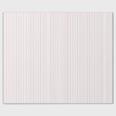 Striped Gift Wrapping Paper-Red-White 09 Cadeaupapier (Vlak)
