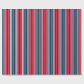Striped Gift Wrapping Paper-Red-White-Blue-01 Cadeaupapier (Vlak)