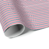Striped Gift Wrapping Paper-Red-White-Blue-06 Cadeaupapier (Rol Hoek)