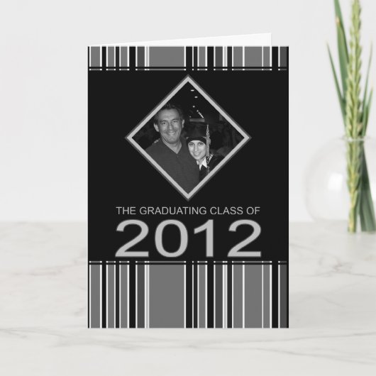 striped graduation notice 2012 (Voorkant)
