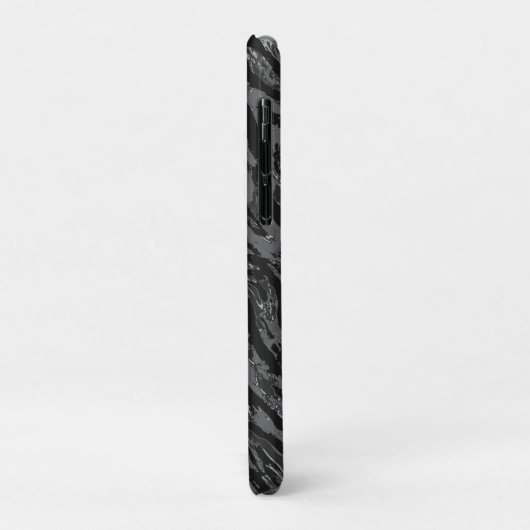 Striped Gray Camo Case-Mate iPhone Case (Achterkant/links)