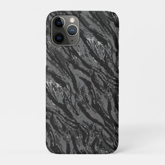 Striped Gray Camo Case-Mate iPhone Case (Achterkant)