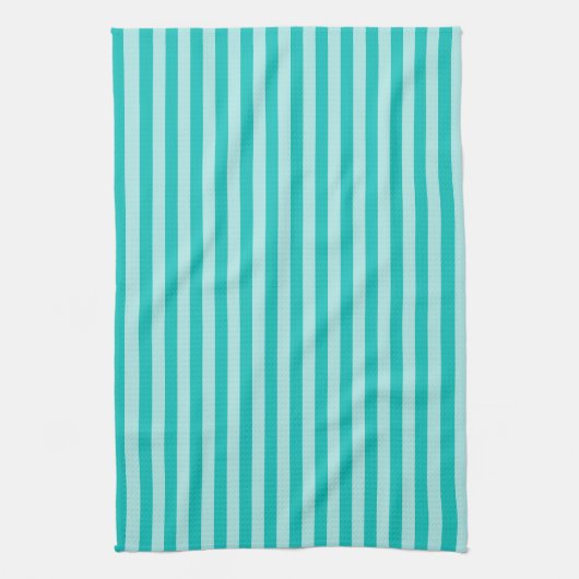Striped green  All-Over Print Apron Theedoek (Verticaal)