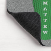 Striped Guitar Mousepad, Green Muismat (Hoek)