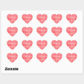 Striped Heart Sticker (Vel)