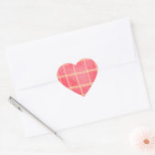 Striped Heart Sticker (Envelop)