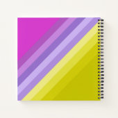 Striped, helder notitieboek (Achterkant)