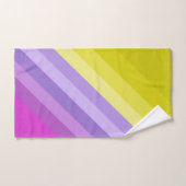 Striped, helder, regenboog bad handdoek (Handdoek)