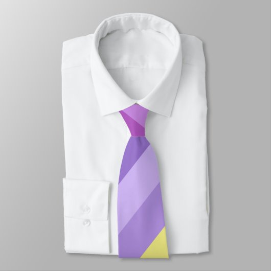 Striped, helder, regenboog stropdas (Gebonden)