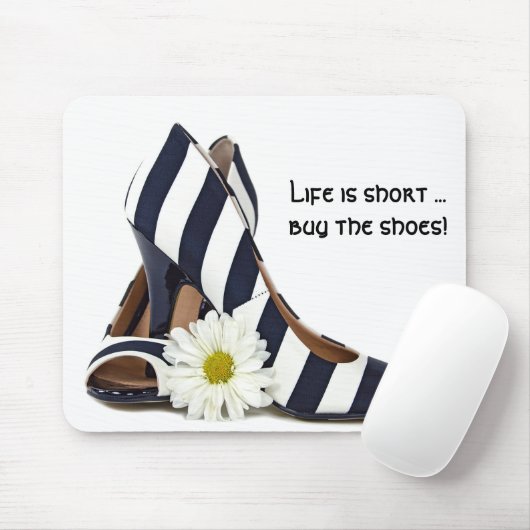 Striped High Heels Muismat (Met muis)