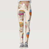 Striped Hot Air-ballonnen Leggings (Voorkant)