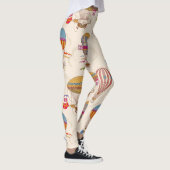 Striped Hot Air-ballonnen Leggings (Rechts)