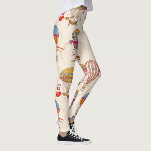 Striped Hot Air-ballonnen Leggings (Rechts)
