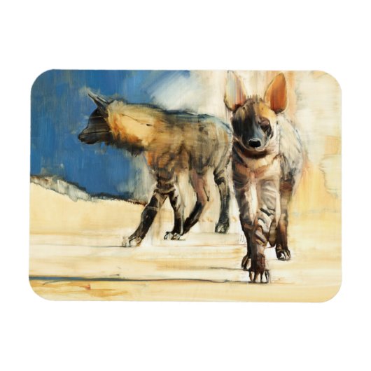 Striped Hyaenas 2010 Magneet (Horizontaal)