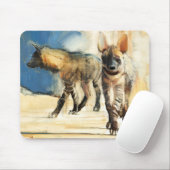 Striped Hyaenas 2010 Muismat (Met muis)