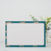 Striped Hyenas Briefpapier (Staand voorkant)