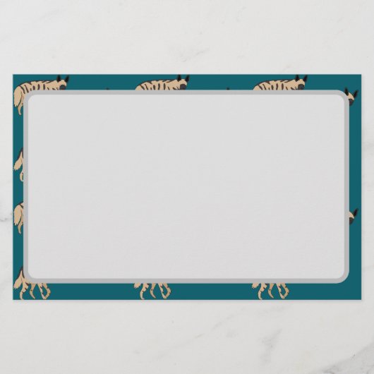 Striped Hyenas Briefpapier (Voorkant)