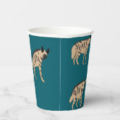 Striped Hyenas Papieren Bekers (Rechts)