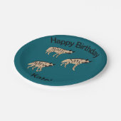 Striped Hyenas Papieren Bordje (Gekanteld)