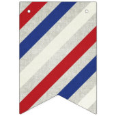 Striped Independence Day Banner Bunting (Tweede vlag)