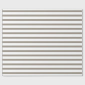 Striped Khaki Cadeaupapier (Vlak)