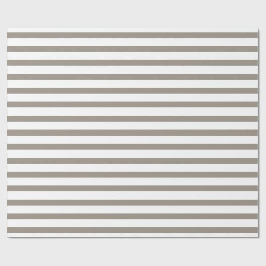 Striped Khaki Cadeaupapier (Vlak)