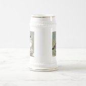  Striped Kitten Illustratie Bierpul (Center)